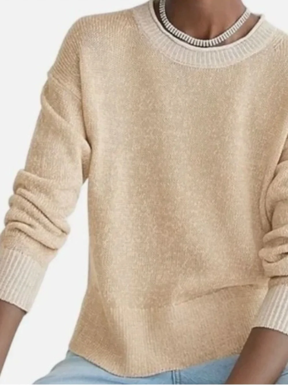 J Crew Beach Linen Cotton Blend Sweater